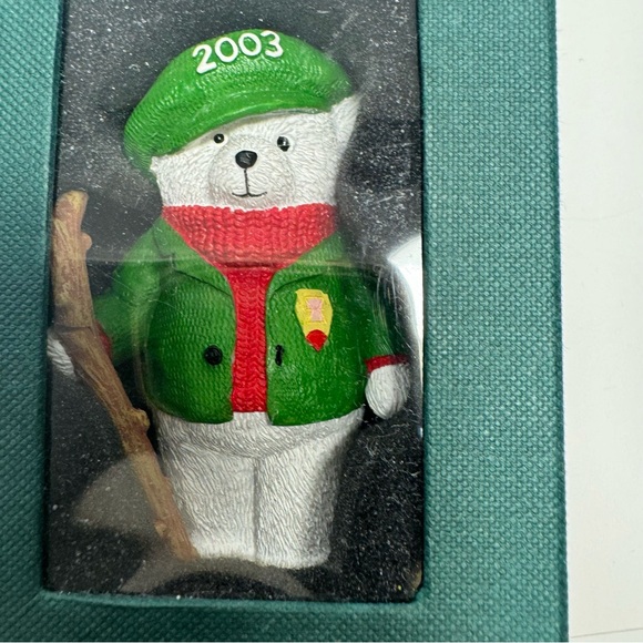 Santa Bear 2003 Ornament New in Box. Old Stock Vintage Collectible - Picture 2 of 8